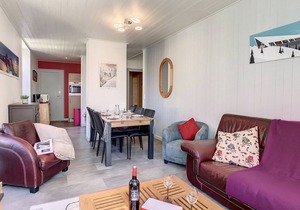 Spacious apartment in Chamonix, 8 pers, elevator