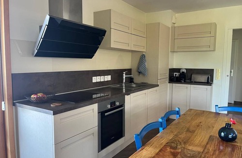 Neuvecelle Apartment | Bright and quiet apartment with lake and mountain views, terrace,