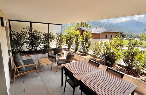 Domancy Apartment | Charming apartment with a view of Mont Blanc. Perfect for 1 or 2 people.