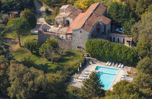 Labastide-de-Virac House | Large authentic house with swimming pool and tennis court, ideal for families and friends