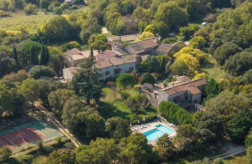Labastide-de-Virac House | Large authentic house with swimming pool and tennis court, ideal for families and friends