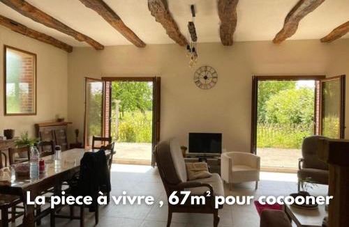 Criquiers House | Maison normande typique 10 pers , Grande pièce à vivre ,cheminée, grand jardin