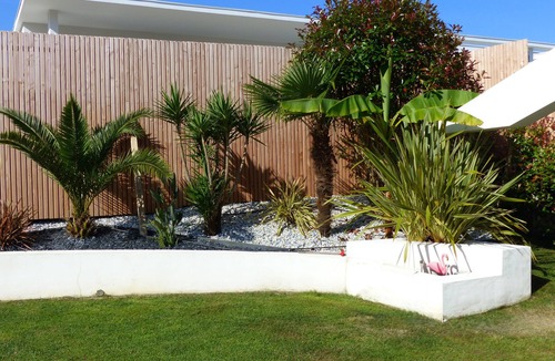 Labenne House | Villa with air-conditioning, swimming pool, spa, summer kitchen for 8 people.