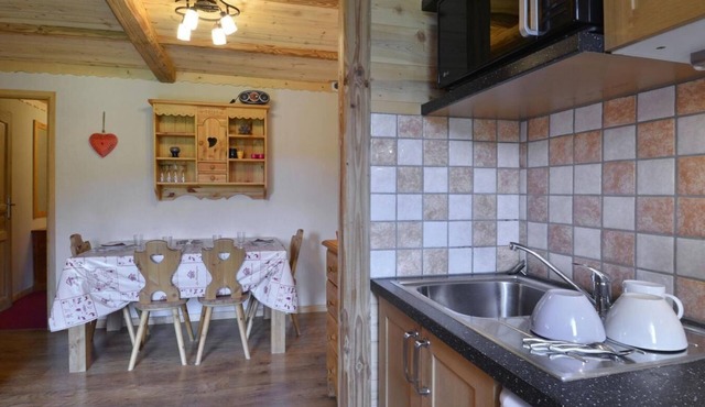 100m from resort center, Ground floor, view ski slopes, balcony, tv, 25m², La Plagne