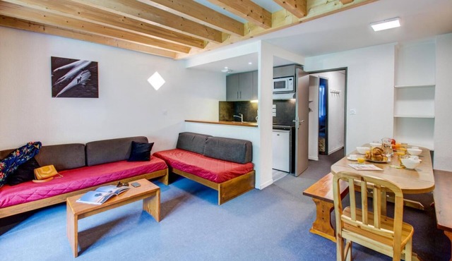 20m from shops, sauna, jacuzzi, hammam, balcony, parking, tv, ski locker, 55m², Peyragudes