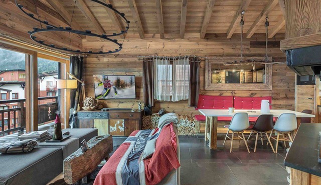 Apartment in Courchevel 1300 for 8 people, ski-in/ski-out with sauna