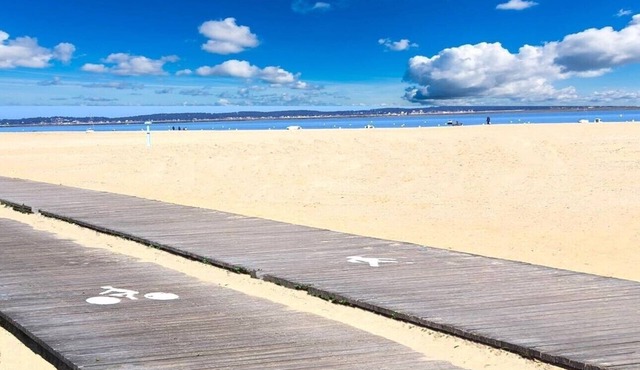 Arcachon beautiful 12m2 terrace with Harbour View and beach Classified 3 *