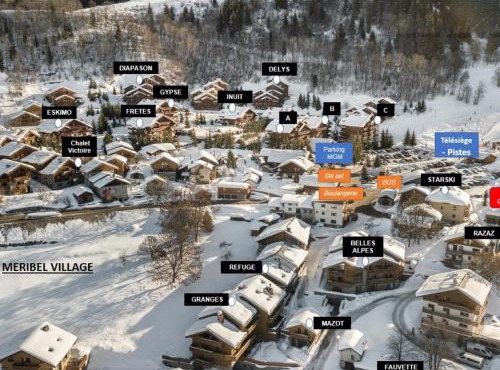 Chalet moderne Méribel, skis aux pieds, animaux admis - FR-1-566-20