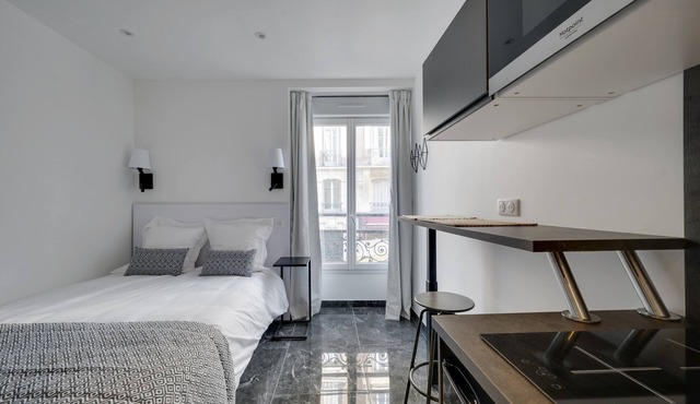 Double-bed or twins Studio in Apart'hotel Le Bellevue