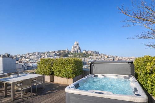New Triplex Sacré-Cœur with AC - Jacuzzi & 360 Rooftop