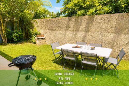 " Parenthèse Verte " Jardin - Barbecue - Garage
