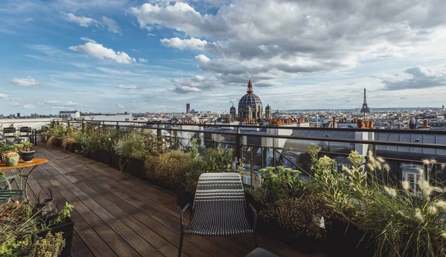 Stunning panoramic views perched in the heights among Paris' rooftops