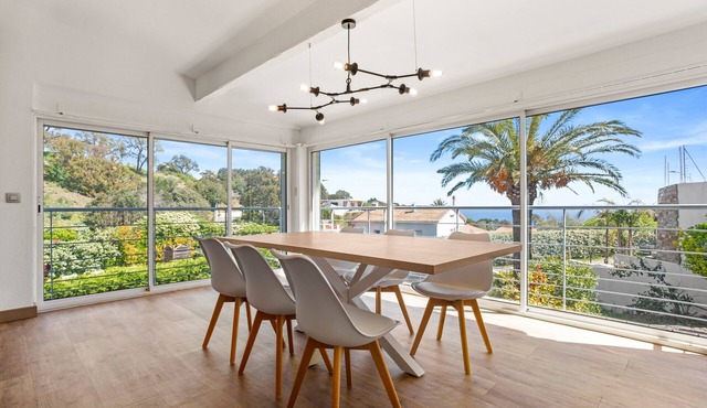Villa 'Palmier' with Sea View, Wi-Fi and Air Conditioning