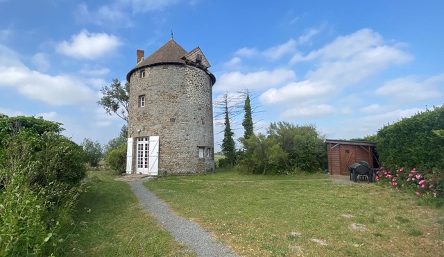 Windmill in Cherrueix near Mont Saint Michel