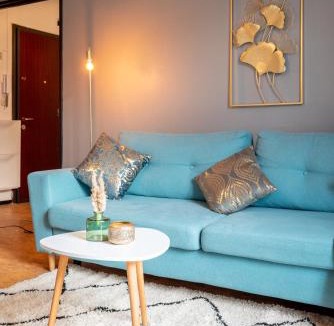 Hotel-de-Ville Apartment | Grand T2 à 8mn de Lille et Stadium Terrasse et parking privé